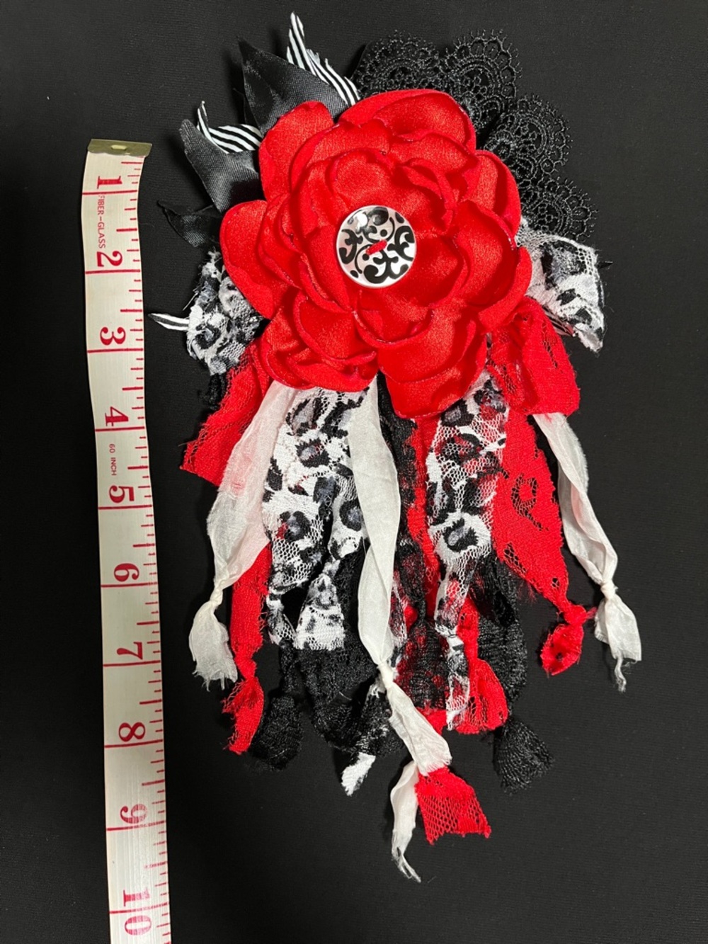 Scrappy Flower Pin 🌺 - Picture 5 of 5